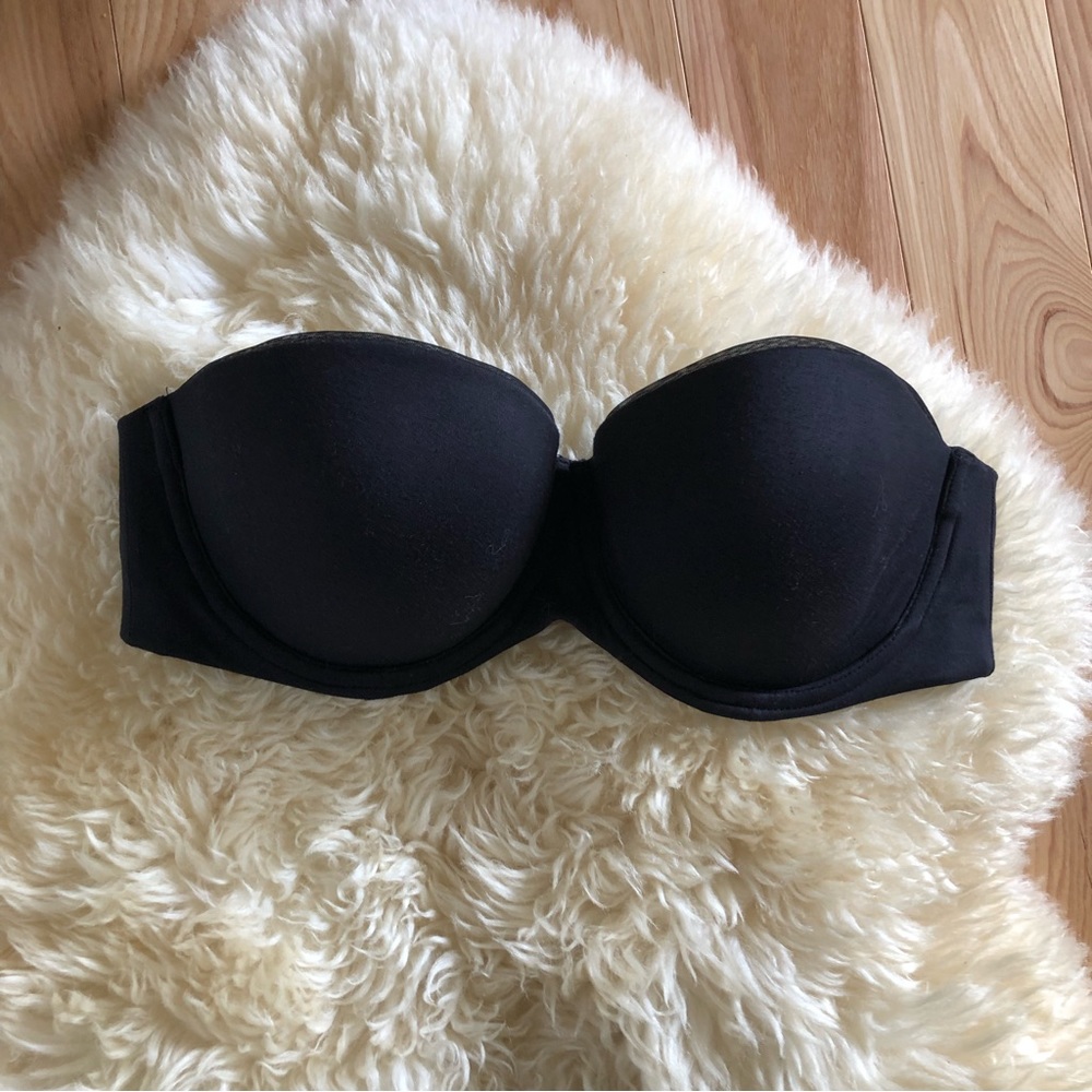 Black Calvin Klein Strapless Bra